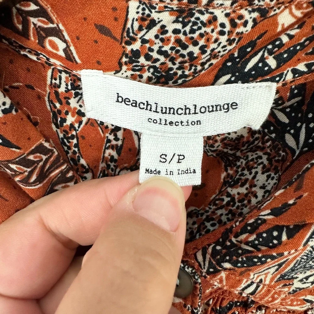 beachlunchlounge orange floral